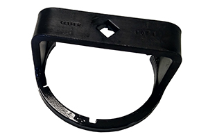 Chave de garras com 110 mm e encaixe 1/2” para porca plástica da carcaça do filtro de diesel dos motores FTP 2.3 16V (F1A) Fiat Ducato, Citroen Jumper e Peugeot Boxer (10 em diante).