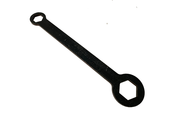 Chave para soltar o filtro de óleo M17 e M24 das seguintes motos (CG TITAN 1999 até 2008/TAMPA VÁLVULAS VIS 100/POP/DREAM / YES / INTRUDER / FAZER 250 X LANDER 250).