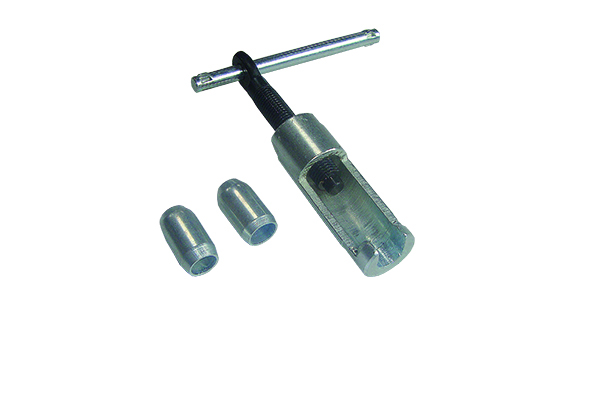 Ferramenta para colocar trava da ponta do motor de partida para carros de passeio.