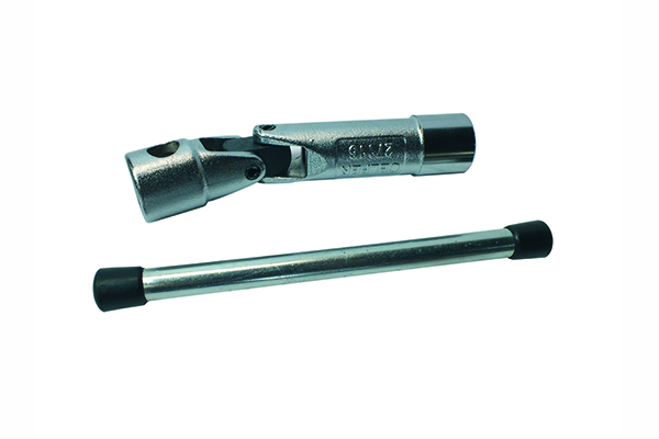 Chave articulada para velas curta (18mm).