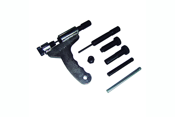 Extrator e remachador do pino de corrente de transmissão com e sem retentor (Uso universal).