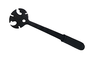 Ferramenta para desamassar rodas de ferro.